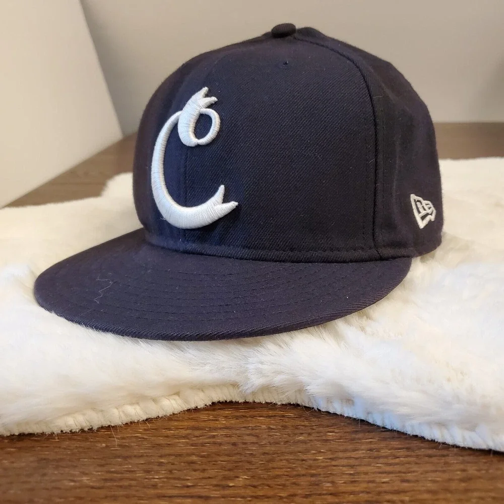 Commonwealth Herringbone C'mon New Era Blk Snap Cap Alt 59fifty Fitted 7